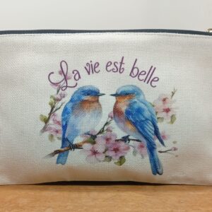 Petite Pochette "La vie est belle"