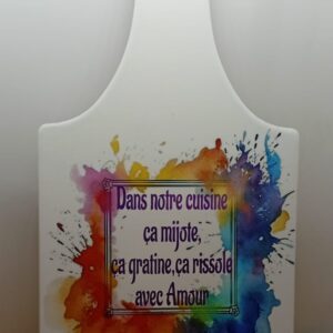 Dessous de plat carré "Amour"