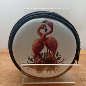 Porte-monnaie "Flamant rose"