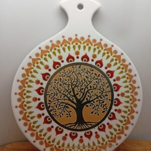 Dessous de plat rond "Arbre de vie"