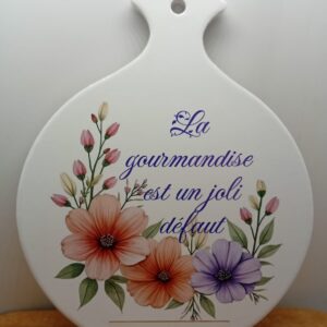 Dessous de plat rond "Gourmandise"